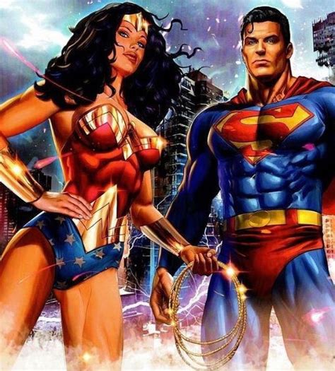 Pin On Superman And Wonder Woman