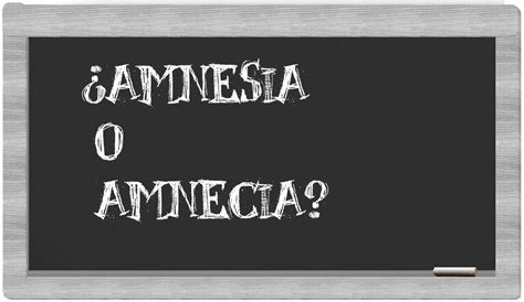 Amnesia O Amnecia