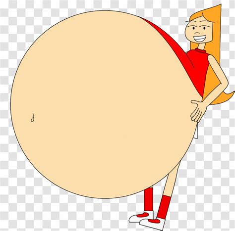 Candace Flynn Cartoon Oval Belly Transparent Png