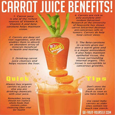 Carrot Juice Benefits Pbwf Nutrient Facts Pinterest