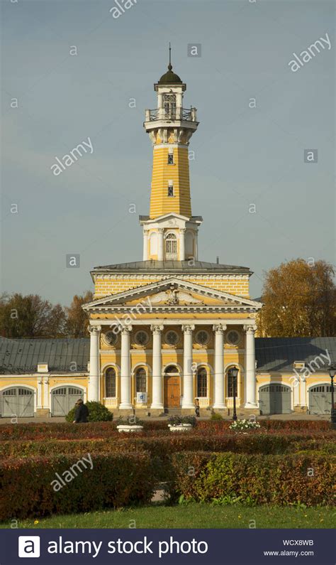 Fire Tower At Susanin Square In Kostroma Russia Stock Photo Alamy
