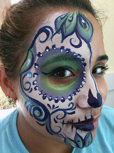 10 Sugar Skull Face Paint Designs Orlando Face Painting Colorful