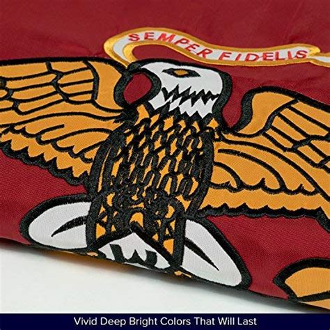buy marine corps flag 3x5 heavy duty embroidered and double sided us military banner for inside
