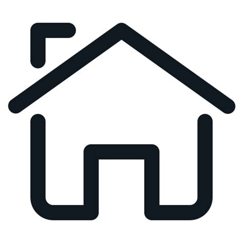 Building Home House Main Menu Start User Interface And Gesture Icons