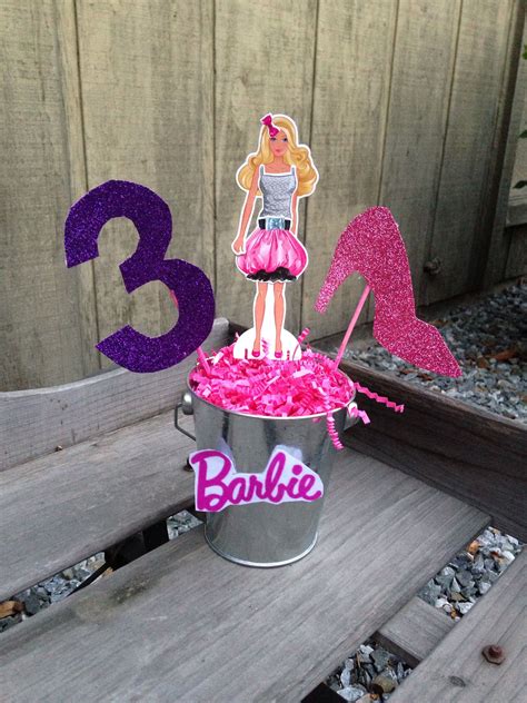 Barbie Themed Table Centerpiece Table Centerpieces Barbie Centerpieces My Xxx Hot Girl