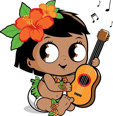 Best Hawaiian Girl Illustrations Royalty Free Vector Graphics And Clip