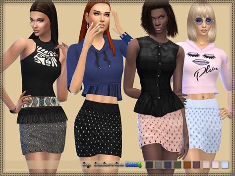 Sims 4 Short Skirts Cc And Mods — Snootysims