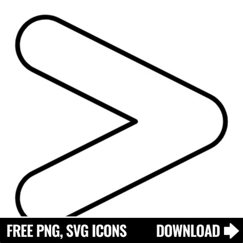 Free Greater Than Sign Icon Symbol Png Svg Download