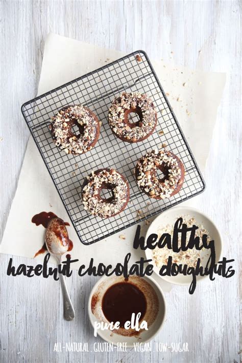 Hazelnut Chocolate Healthy Doughnuts