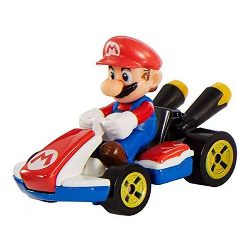 Hot Wheels Mario Kart Mario Diecast Car No Packaging