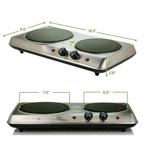 4 Burner Portable Electric Cooktop Review Of Ivation 1800 Watts