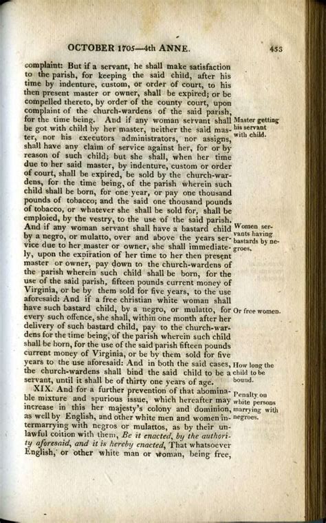 An Act Concerning Servants And Slaves 1705 Encyclopedia Virginia