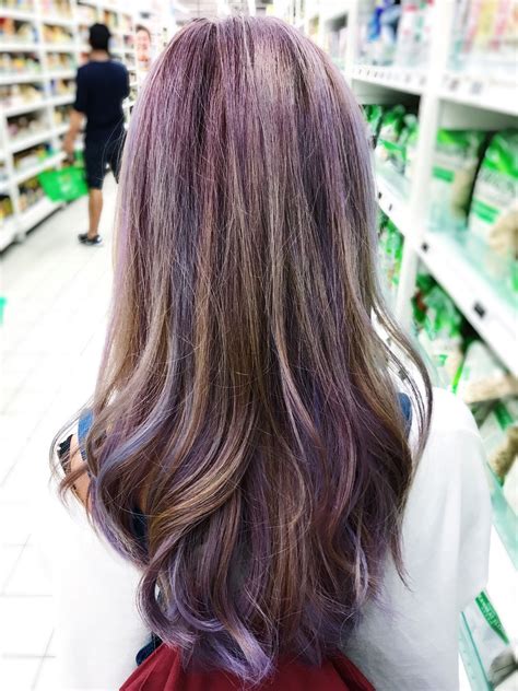 Shades Of Ash Purple Hair Ash Purple Hair Shades Long Hair Styles