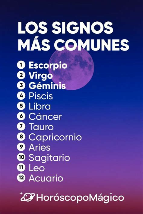 Los signos más comunes Signos Signos del zodiaco tumblr Signos del