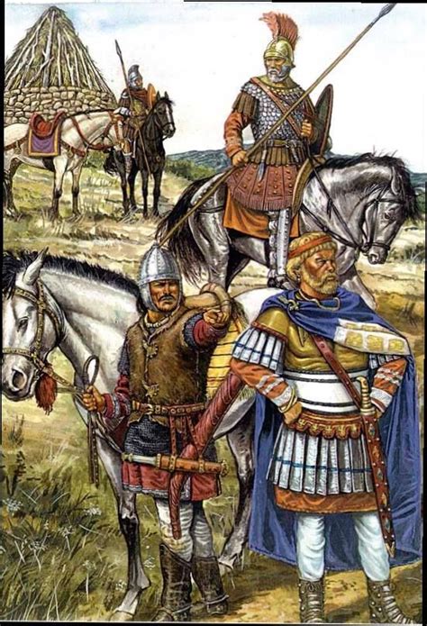 Byzantine Warriors Caballería Medieval Medieval World Medieval Period