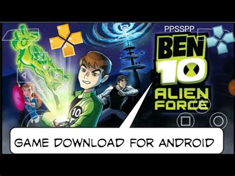 Ben10 Alien Force Game download for android | Gameplay | PPSSPP/PSP