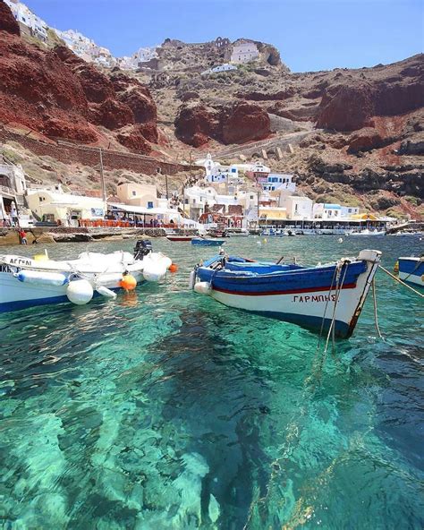 Santorini Santorini Sur Instagram Beautiful Amoudi Bay And Its