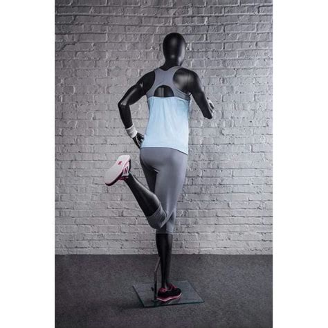 Athletic Black Female Running Mannequin Mm Pb4bk2 Mannequin Mall