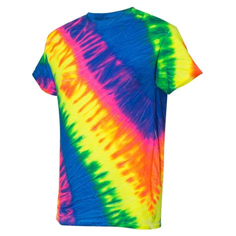 Dyenomite 200tl Tilt Tie Dye T Shirt Flo Rainbow Full Source