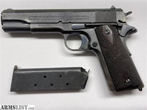 Armslist For Sale 1918 Colt M1911 45acp Pistol Model Of Us Army