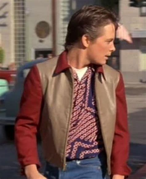 Marty Mcfly Back To The Future S Jacket Marty Mcfly Mcfly Back To