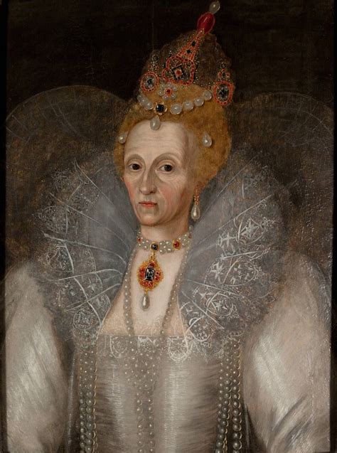 Ca 1595 Queen Elizabeth Portrait Marcus Gheeraerts The Younger