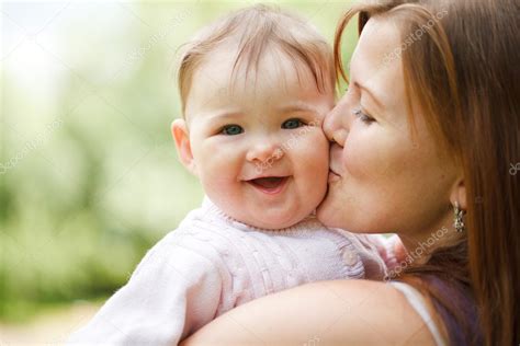 Mother With Baby At Outdoors — Stock Photo © Logoff 6128469