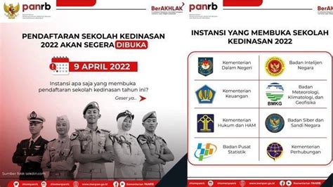 Pendaftaran Sekolah Kedinasan 2022 Dibuka 9 April Simak Tata Cara