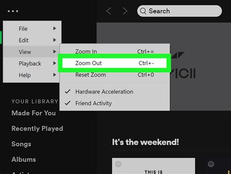 Check spelling or type a new query. How to Zoom Out on Spotify on PC or Mac: 4 Steps (with ...