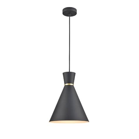 The small pewter spotlights and pendant by holloways of london connect to an exposed galvanized conduit that is set against the brick above the bed. Franklin Small Ceiling Pendant Light In Satin Black Finish ...