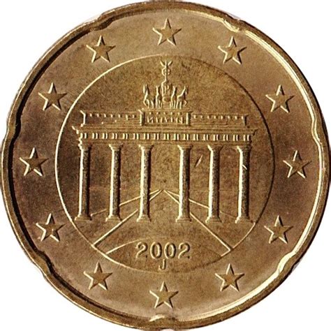 20 Euro Cent 1st Map Germany Federal Republic Numista