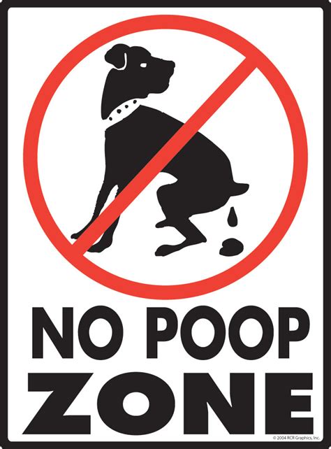 Smartsign No Dog Pooping Sign 12 X 18 Aluminum Mx