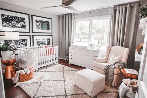Baby room nursery baby room design baby decor room home nursery neutral bassinet baby bedroom. Baby girl modern eclectic nursery. White monochrome gender ...