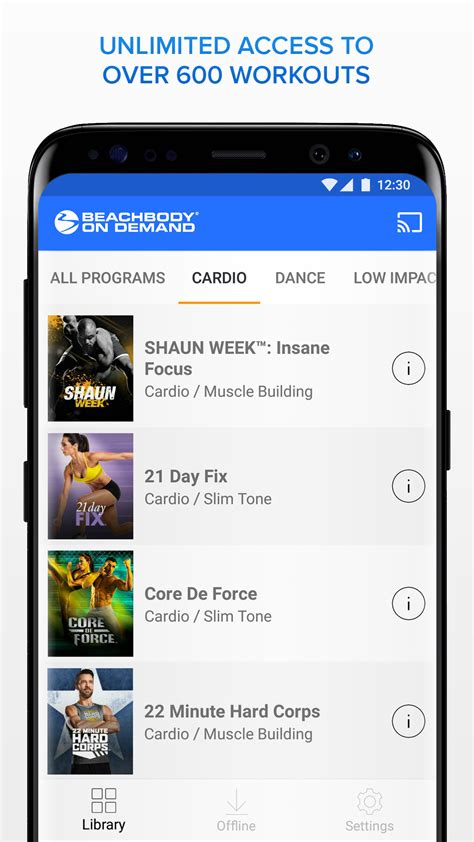 Features Of The Beachbody On Demand Android App The Beachbody Blog