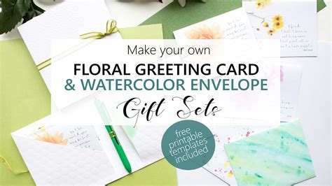 greeting card making create your own floral card and watercolor envelope t sets jane and