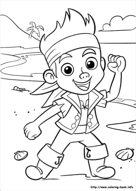 20 Free Printable Jake And The Neverland Pirates Coloring Pages