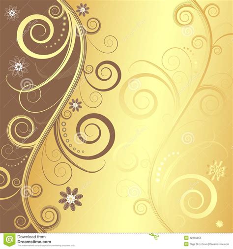 Elegant Floral Background Vector Stock Images Image