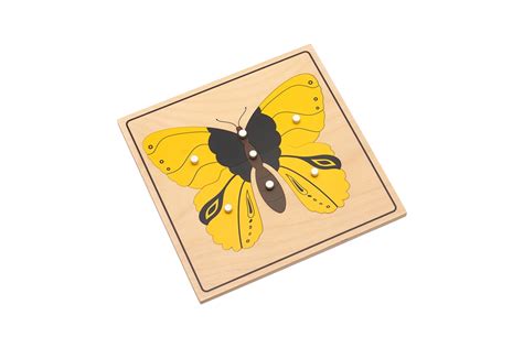 Montessori Materials Parts Of A Butterfly Puzzle Premium Quality