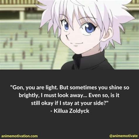 Sometimes Hunter Quote Anime Love Quotes Hunter X Hunter