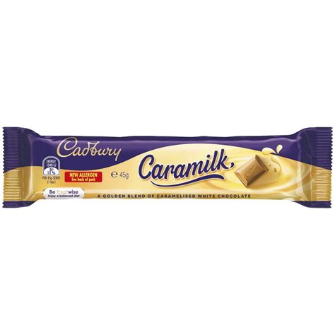 Cadbury Caramilk Chocolate Bar Australia 159oz 45g Poppin Candy