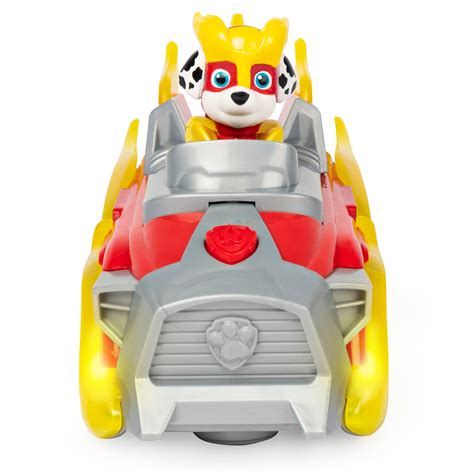 Mighty Pups Charged Up Marshalls Deluxe Vehicle Paw Patrol And Friends