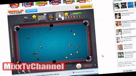 Content must relate to miniclip's 8 ball pool game. HOW TO PLAY 8 BALL POOL GAME ON FACEBOOK - YouTube