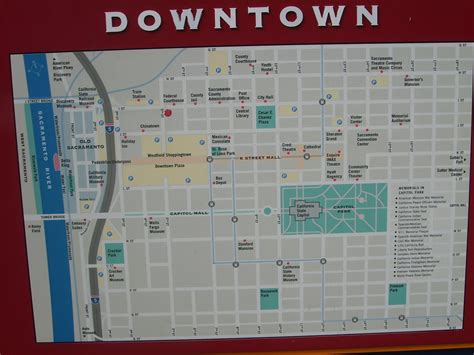 Downtown Sacramento City Map Sacramento California • Mappery