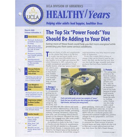 Healthy Years Magazine Subscriber Services