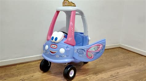 Pink Cozy Coupe Fairy Ride On Walkaround Kids Fun Little Tikes Toy