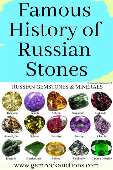 List Of Gemstones Found In Russia In 2021 Crystals And Gemstones