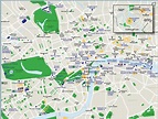 Londra mappa della città - mappa Turistica di Londra (Inghilterra)