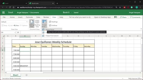Excel Schedule Assignment Youtube Riset