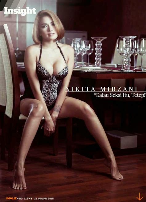 Full Colour N Full Sexy Foto Hot Nikita Mirzani Di Majalah Male Dunia 17