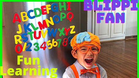 Abc 123 Fun Learning With Blippi Fan For Toddlerschildren Youtube